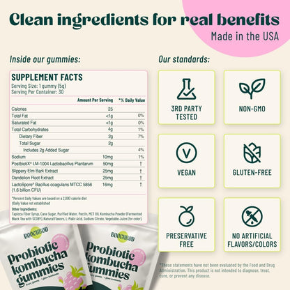 Probiotic Kombucha Gummies